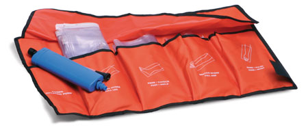 Steccobende pneumatiche kit 4 pezzi complete di pompa e custodia 