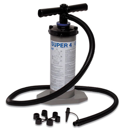 Pompa plastica per materasso a depressione 