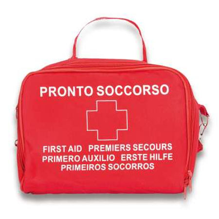 Borsa p.s. mizar in nylon vuota col. rosso c/maniglia e tracolla 