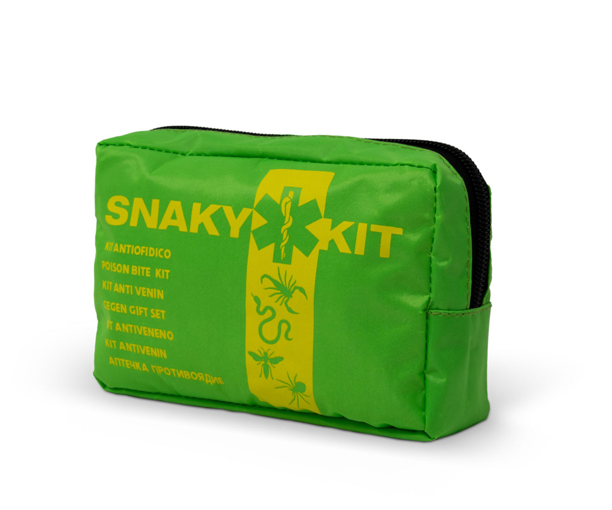 Kit antiofidico in borsetta nylon per primo soccorso