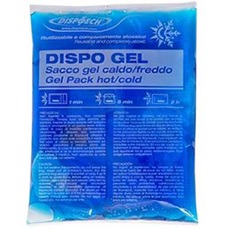 Ghiaccio gelatina dispogel caldo/freddo riutilizzabile cm. 18x14 