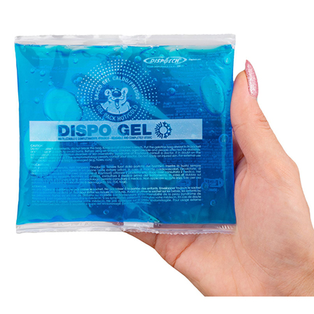 Ghiaccio gelatina dispogel caldo/freddo riutilizzabile cm. 11x11 