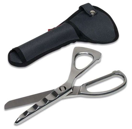 Forbici d'emergenza tipo robin inox con fodero 