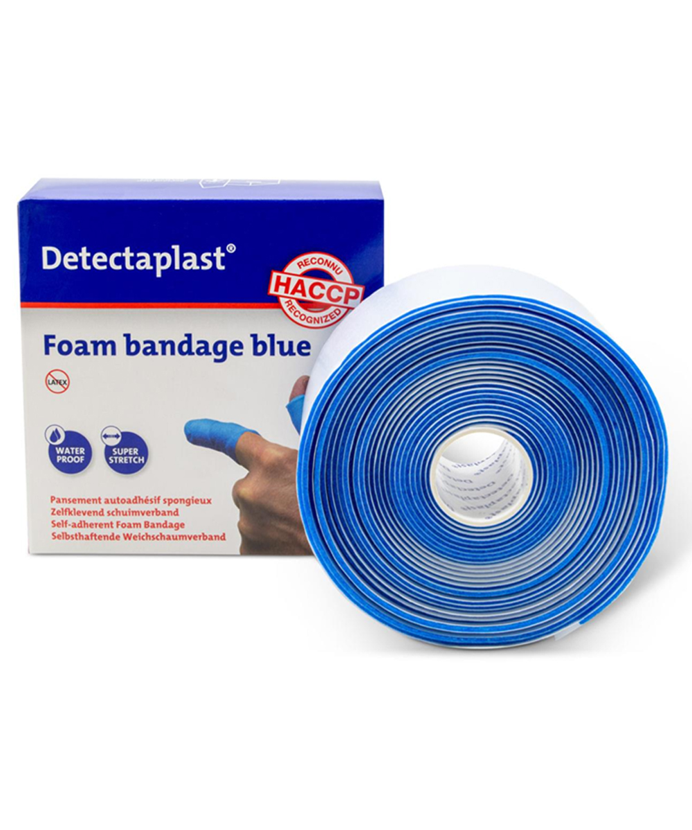 Bendaggio autoaderente detectaplast cm. 3x4,50mt color blu 