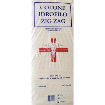 Cotone idrofilo zig-zag gr.1000 