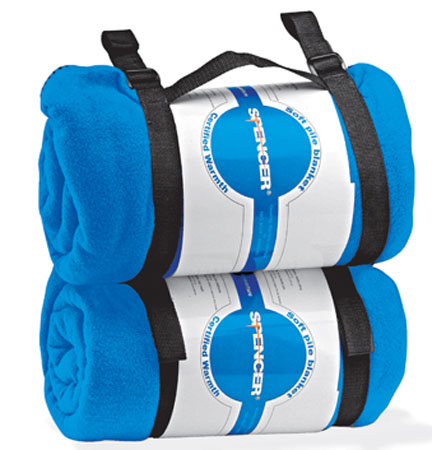 Coperta in pile spencer roll up con maniglia 206x136 cm 