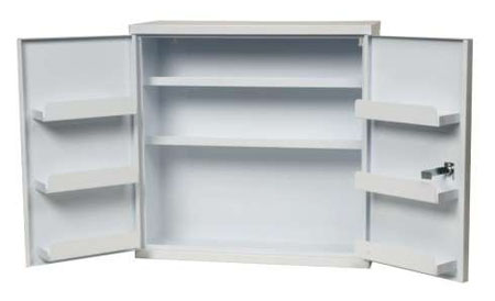 Cassetta p.s. metallo vuota due ante cm53x53-21 c/serratura 505-m 