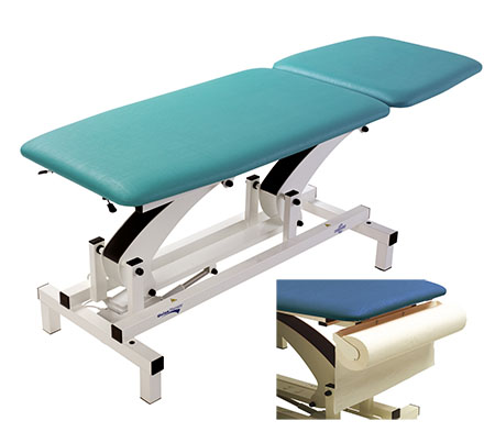 Lettino visit trend basic 1motore c/pulsantiera e supp. lenzuol. blu mar 