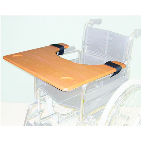 Vassoio universale per carrozzina con velcro 