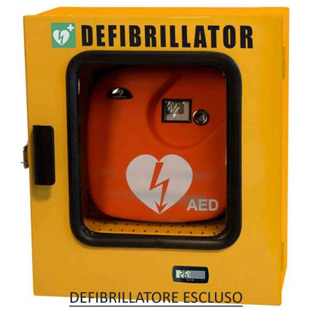Teca x defibrillatore da ester con termoregol. a resistenza e allarme 