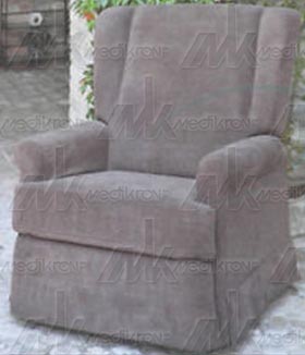 Poltrona relax custom 4,  2 motori, 3 movimenti, colore blu 