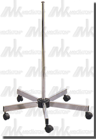Stativo 5 razze con ruote (2c/freno) 
