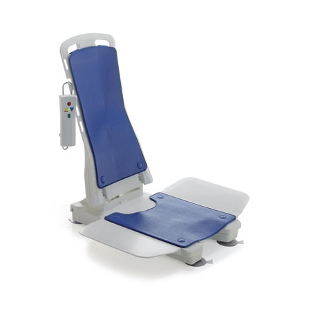 Sollevatore da vasca elettrico schienale reclinab. port. 140 kg. 