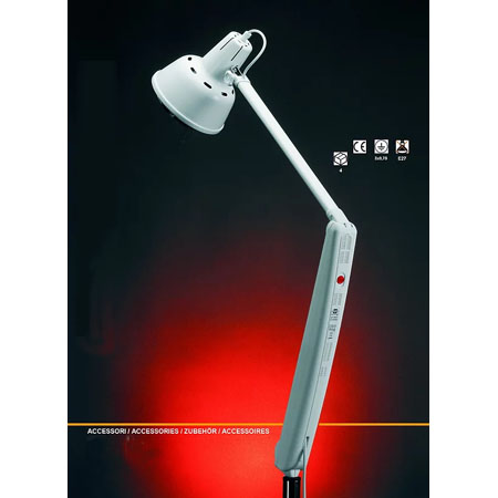 Lampada x infr/ultrav,pant.cm80 crom griglia prot.es.stat,uso pri 