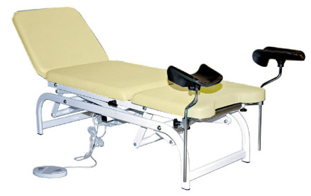 Lettino ginecologico - elettrico 3 sez. altezza variab. 