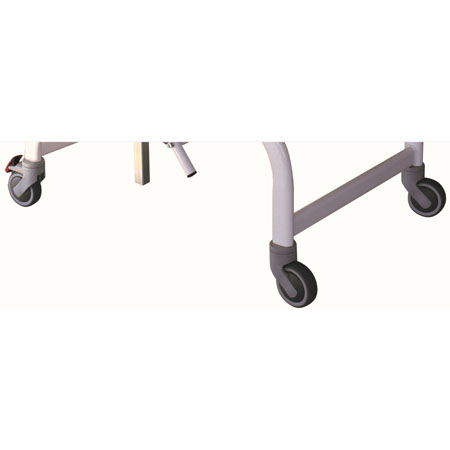 Kit ruote 2+2 freno x lettino ginec. elettr. ns. cod. 111619 