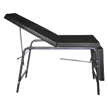 Letto visita 2 snodi nero escluso portarotolo 