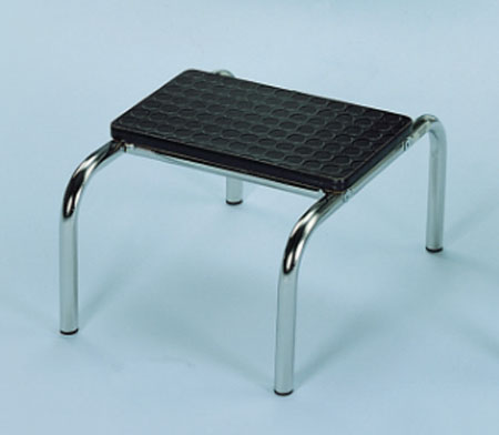 Scaletta 1 gradino,struttura acciaio h. 24 cm. 