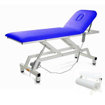 Letto visita lytus elettr.c/foro e tappo col. nero c/portar. port.150kg 