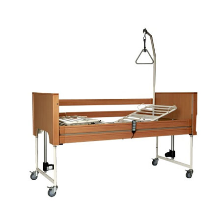 Letto deg. elet. 3 snodi trendelen. sponde e alzam. h.regol. largh.cm120 