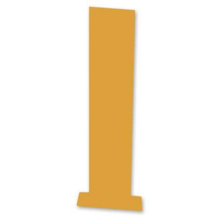 Piantana per armadio giallo per defibrillatore 