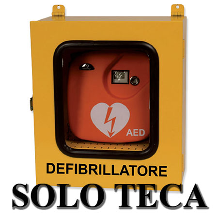 Armadietto per defibrillatore con allarme-uso esterno 