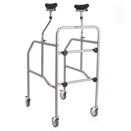 Deambulatore smontabile con freni c/ascellari 