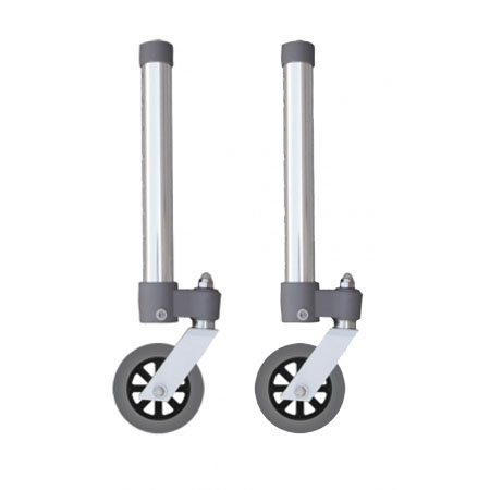 Kit 2 ruote piroettanti x deambulat. ntmd 