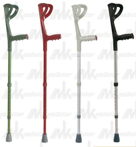 Bastone canadese adulti regolabile cm.74-97 colore verde (pezzo) 