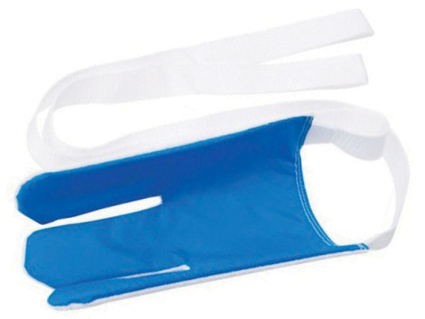 Infilacalze morbido un lato spugna uno in nylon con 2 prese ad anello 