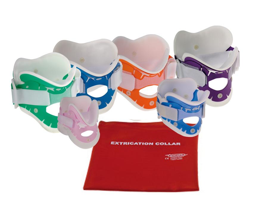 Set di 6 collari cervicali obneck, con struttura a 2 pz. + custodia 