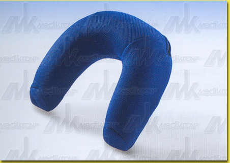 Cuscino cervicale da viaggio ad u in viscoelastico 