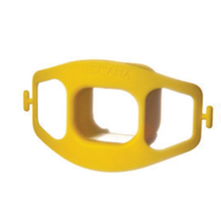 Boccaglio monouso per gastroscopia con cintino colore giallo 