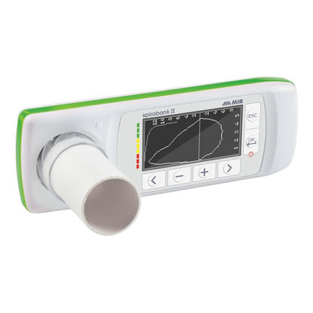 Spirometro portatile spirobank ii® basic usb con schermo grafico e colle 