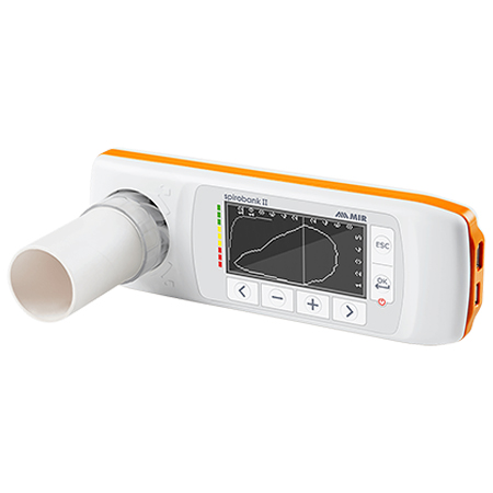 Spirometro multifuzione spirobank ii con bluetooth smart e turbina 