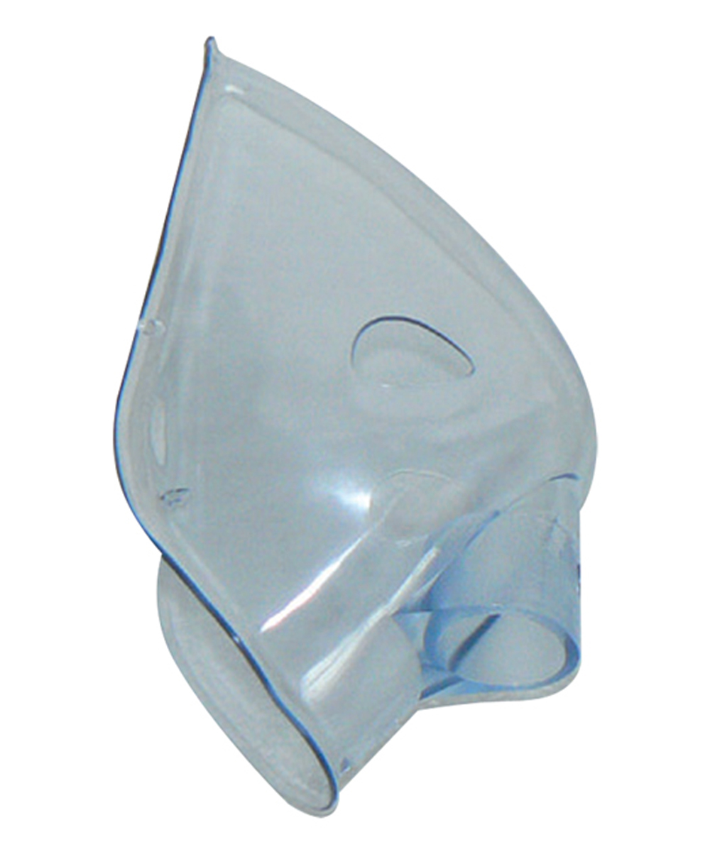 Mascherina per adulti con elastico, protezione affidabile e compatibile con aerosol. Materiale resistente e facile da pulire.