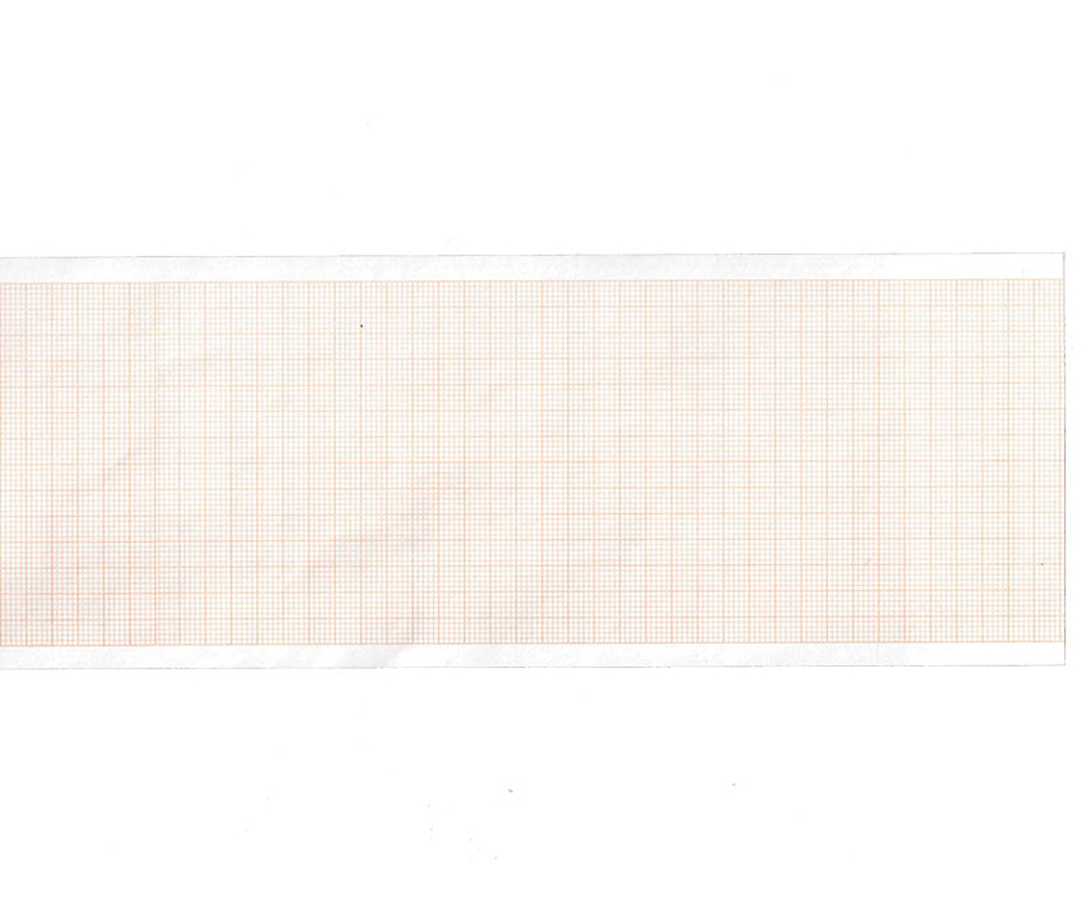Carta termica ECG 210x30 m in rotolo con griglia arancio