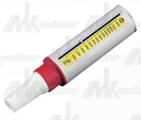 Spirometro mini-wright standard range 60-800litri/minuto per adulti 