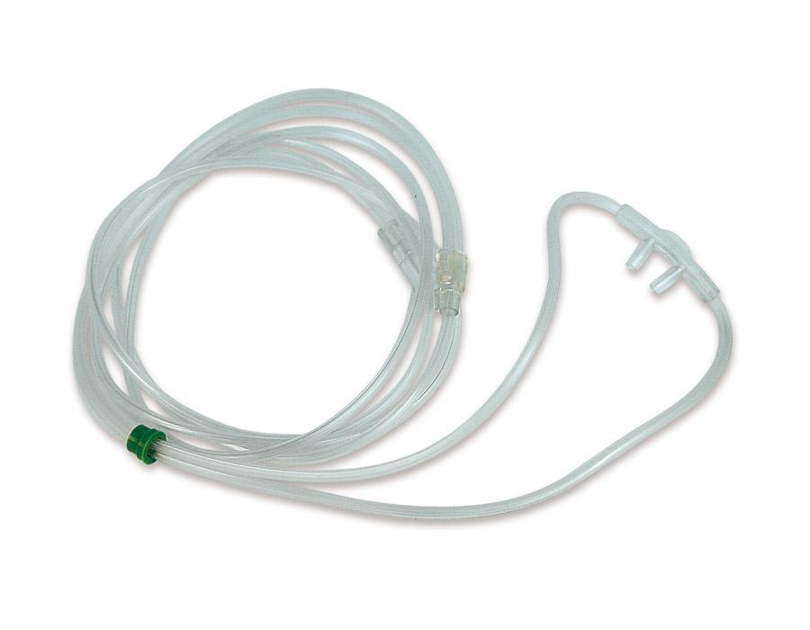 Cannula nas.x ossig. tipo occhiale pediatrica completa di tubo 