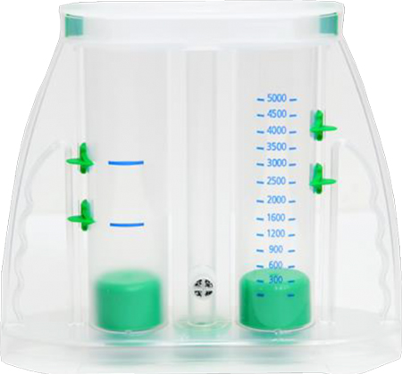 Incentivatore respir. monopaziente volumetrico respivol 5000 