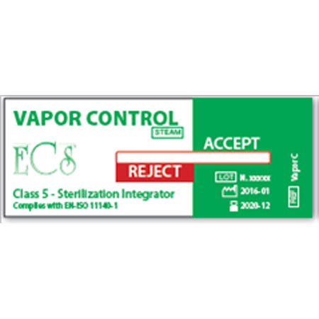 Integratore-indicatore x sterilizz. a vapore tipo 5 cf.250 strisce 