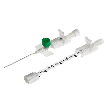 Ago cannula,2 vie, bd venflon pro safety 18g 1,3 x mm32 verde cf.50pz 
