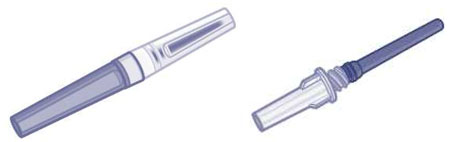 Vacumirage adattatore luer per preliev0 sottovuoto conf. 100 pz. 