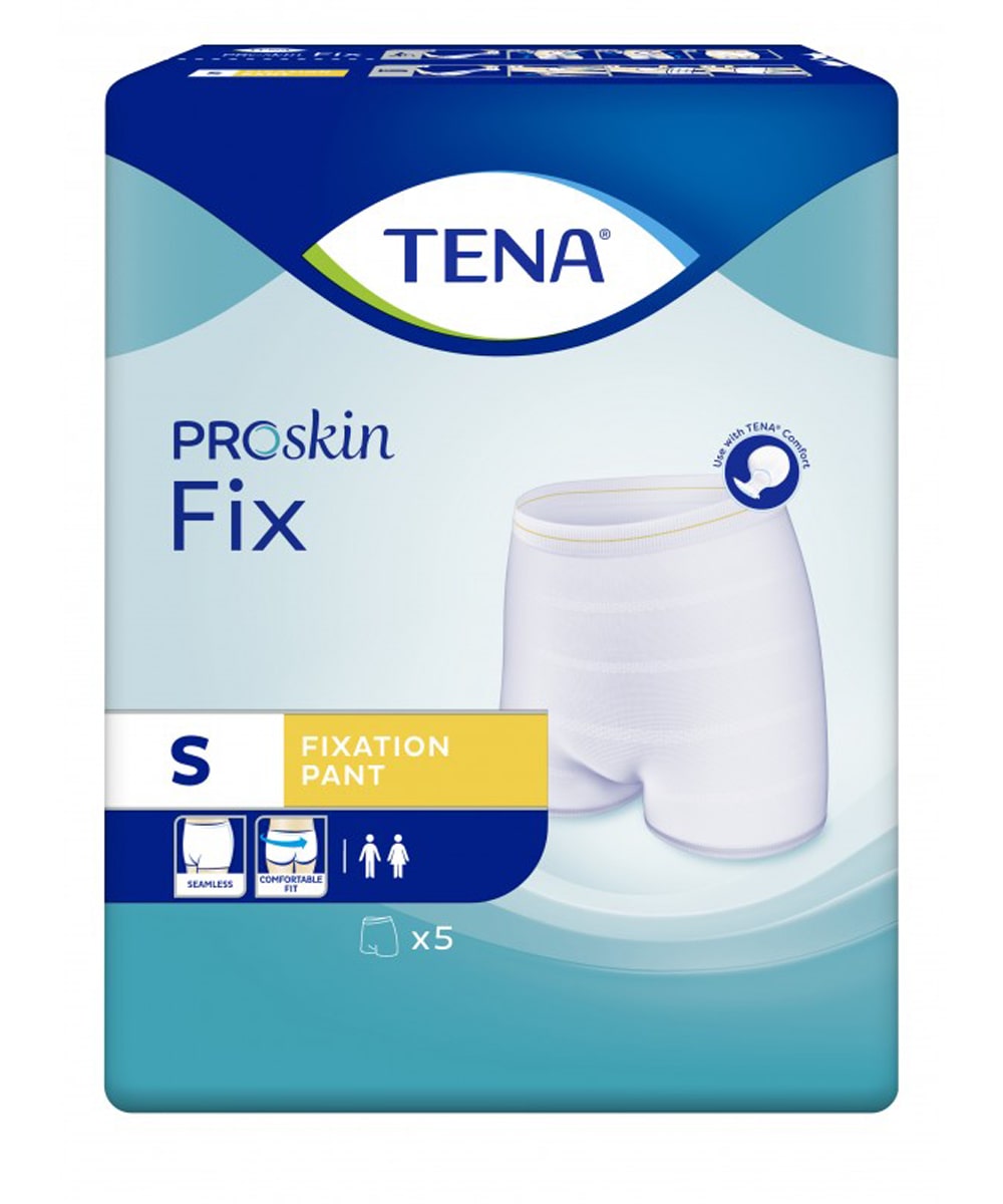 Tena Fix mutanda elastica di fissaggio per assorbenti Tena Comfort, lavabile e riutilizzabile fino a 50 volte, confezione da 5 pezzi.