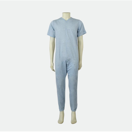 Tuta intera c/apert.posteriore x lungodegenti misto cotone tg.xl 