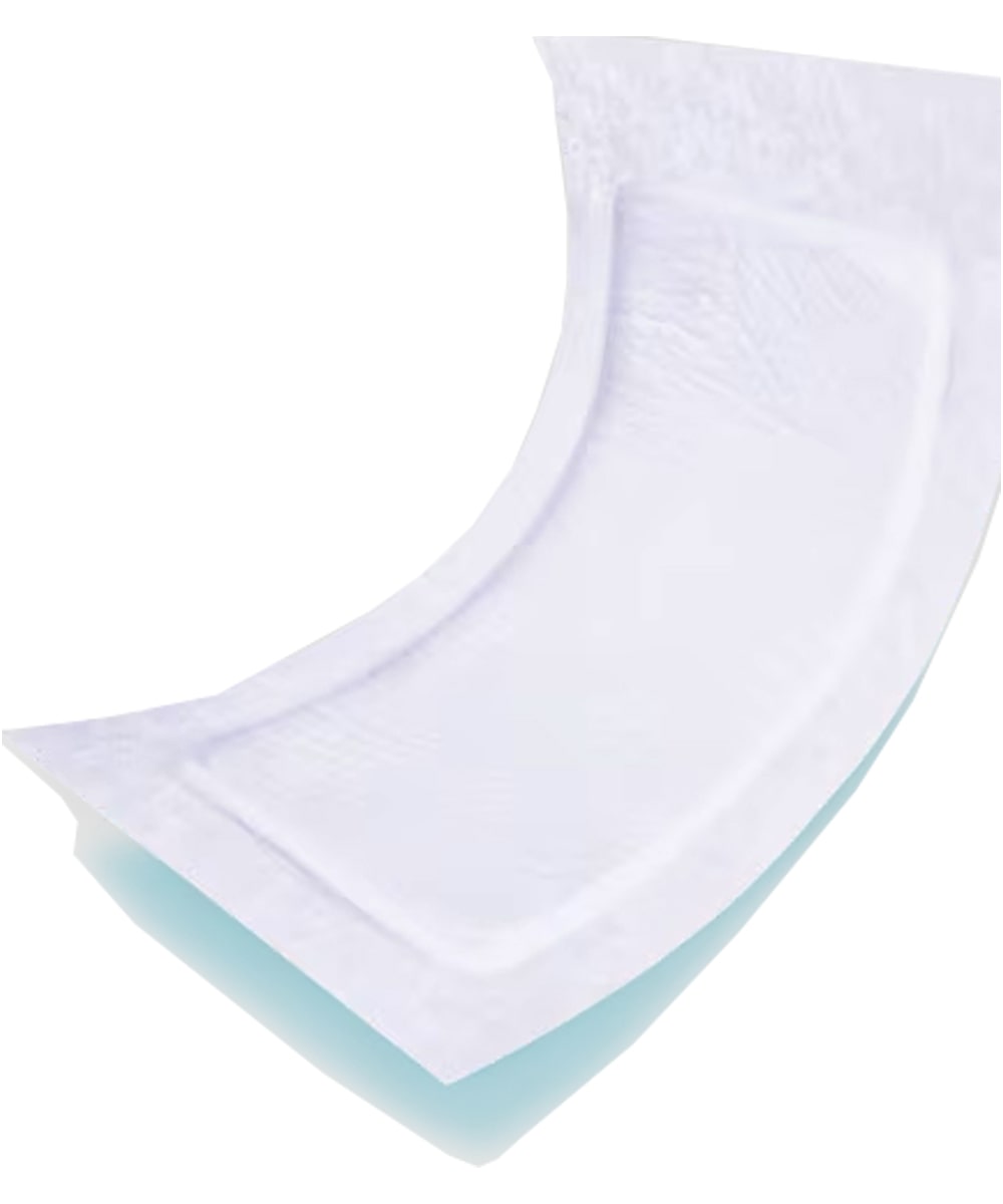 TENA Rectangular pannolino rettangolare senza barriera per incontinenza, confezione da 30 pezzi, assorbente morbido e traspirante.