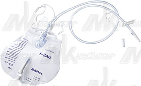 Sacca urina s-bag cc.2000 tubo cm. 120 