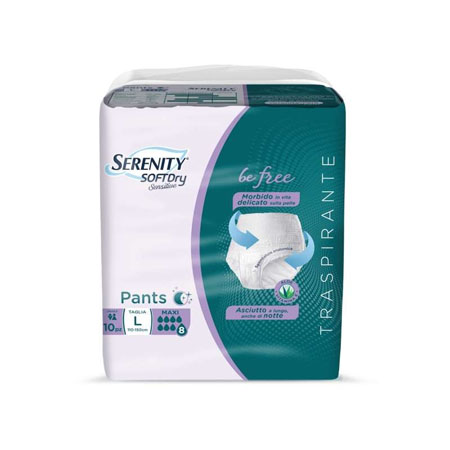 Pannolino mutandina pants sensitive maxi be free mis. l conf. 10pz. 