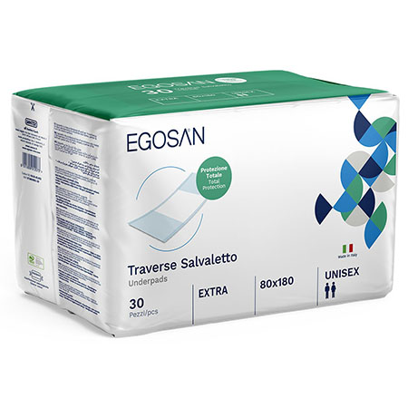 Traversa monouso egosan cm. 80x180 in conf. da 30 pz. 