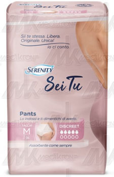 Pannolino mutandina pants sei tu discret mis. m conf. 12pz. 